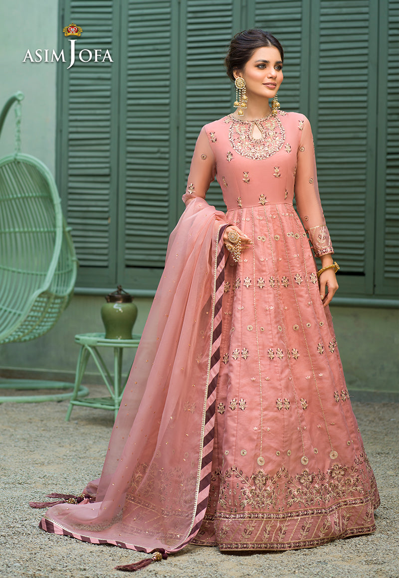 AJFC-40 EMBROIDERED ORGANZA 3 PCS