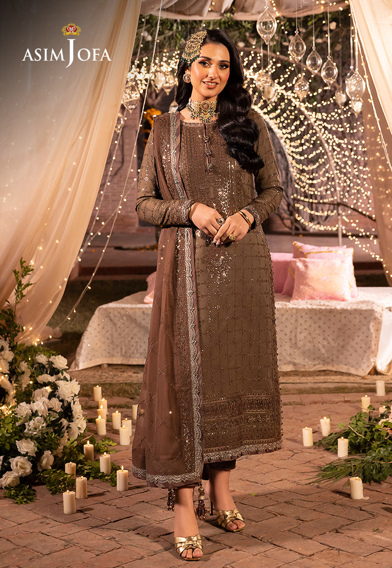 Ajda-05 Embroidered Lawn Silk 3 Pcs