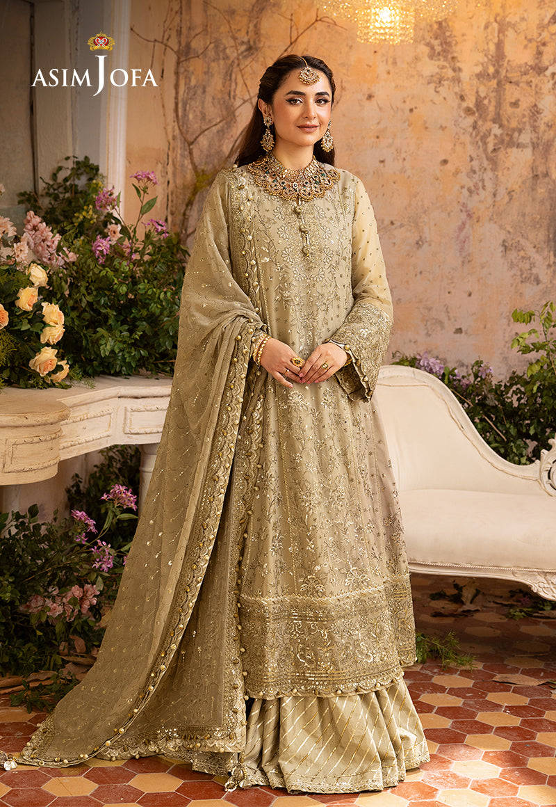 Ajso-102 Unstitched 2 Pcs Shirt Dupatta