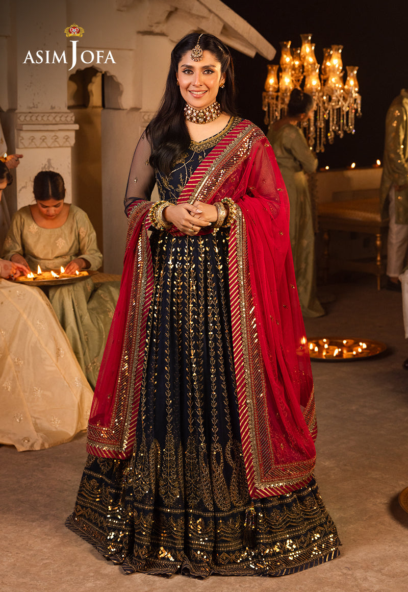 AJCFB-09 EMBROIDERED CHIFFON 3 PCS