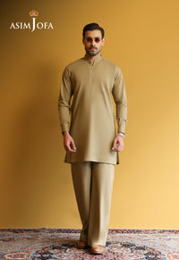 AJUBM-01 UNSTITCHED EGYPTIAN COTTON 2PC