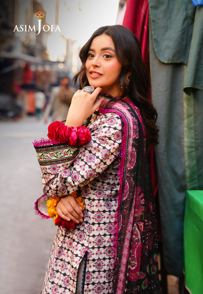 AJUBF-91 DIGITAL PRINTED LAWN 3 PCS