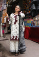 AJUBF-52 PRINTED EMBROIDERED LAWN 3 PCS