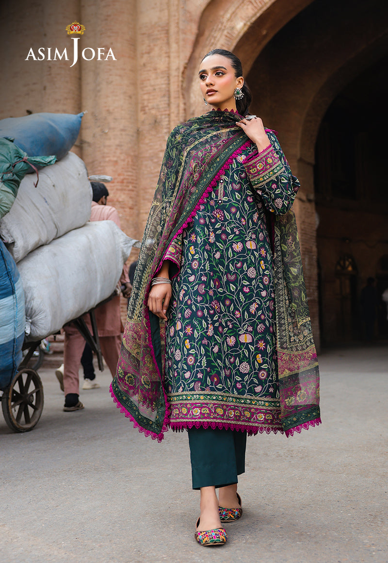 AJUBF-88 DIGITAL PRINTED LAWN 3 PCS