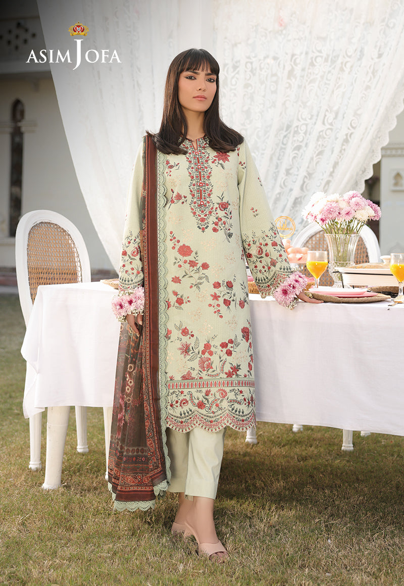 AJUBFD-32 EMBROIDERED DOBBY STITCHED 1 PC