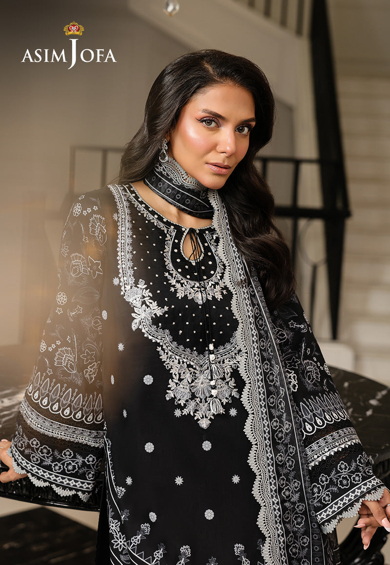 AJMCH-06 EMBROIDERED LAWN UNSTITCHED 3 PCS