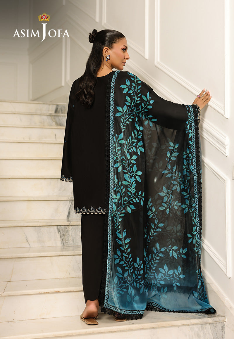 AJMCH-01 EMBROIDERED CAMBRIC UNSTITCHED 3 PCS