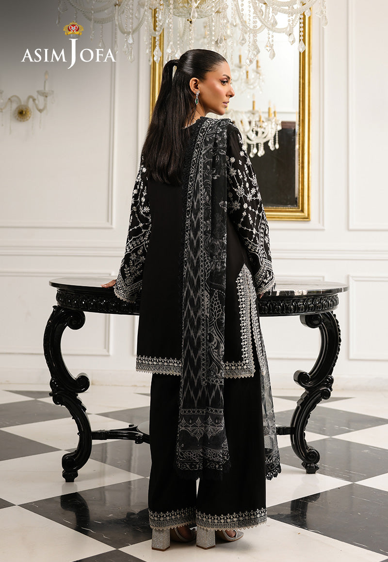 AJMCH-04 EMBROIDERED CAMBRIC UNSTITCHED 3 PCS