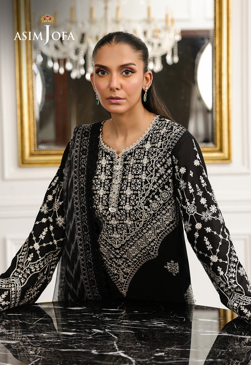 AJMCH-04 EMBROIDERED CAMBRIC UNSTITCHED 3 PCS