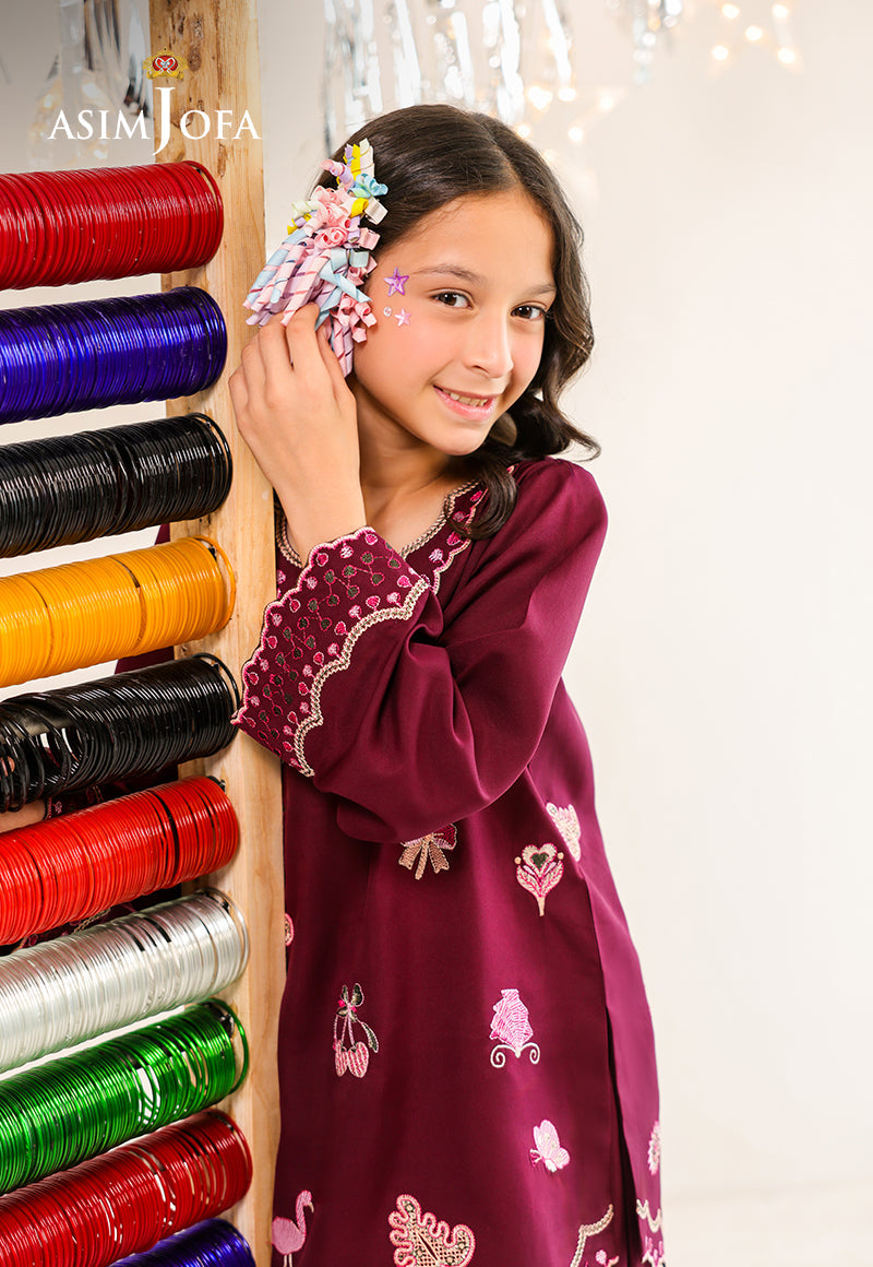 AJKLP-03 Embroidered Lawn Silk Stitched 2 Pcs
