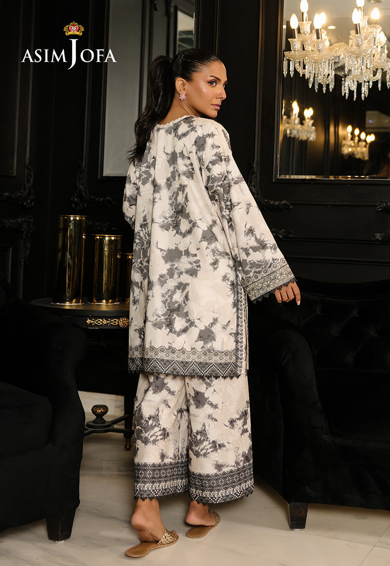 AJMCH-11 EMBROIDERED LAWN UNSTITCHED 2 PCS