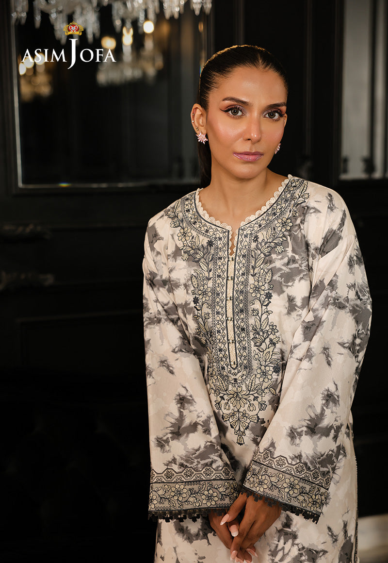 AJMCH-11 EMBROIDERED LAWN UNSTITCHED 2 PCS