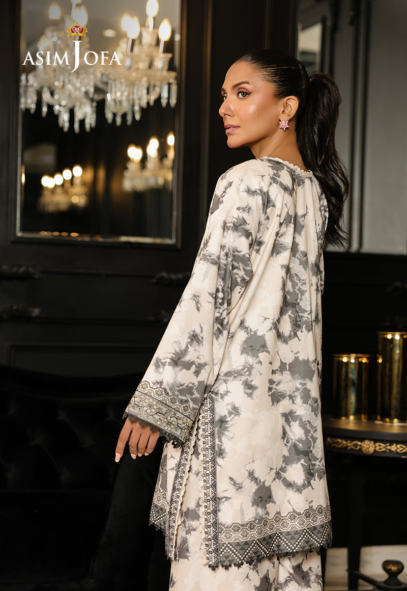 AJMCH-11 EMBROIDERED LAWN UNSTITCHED 2 PCS