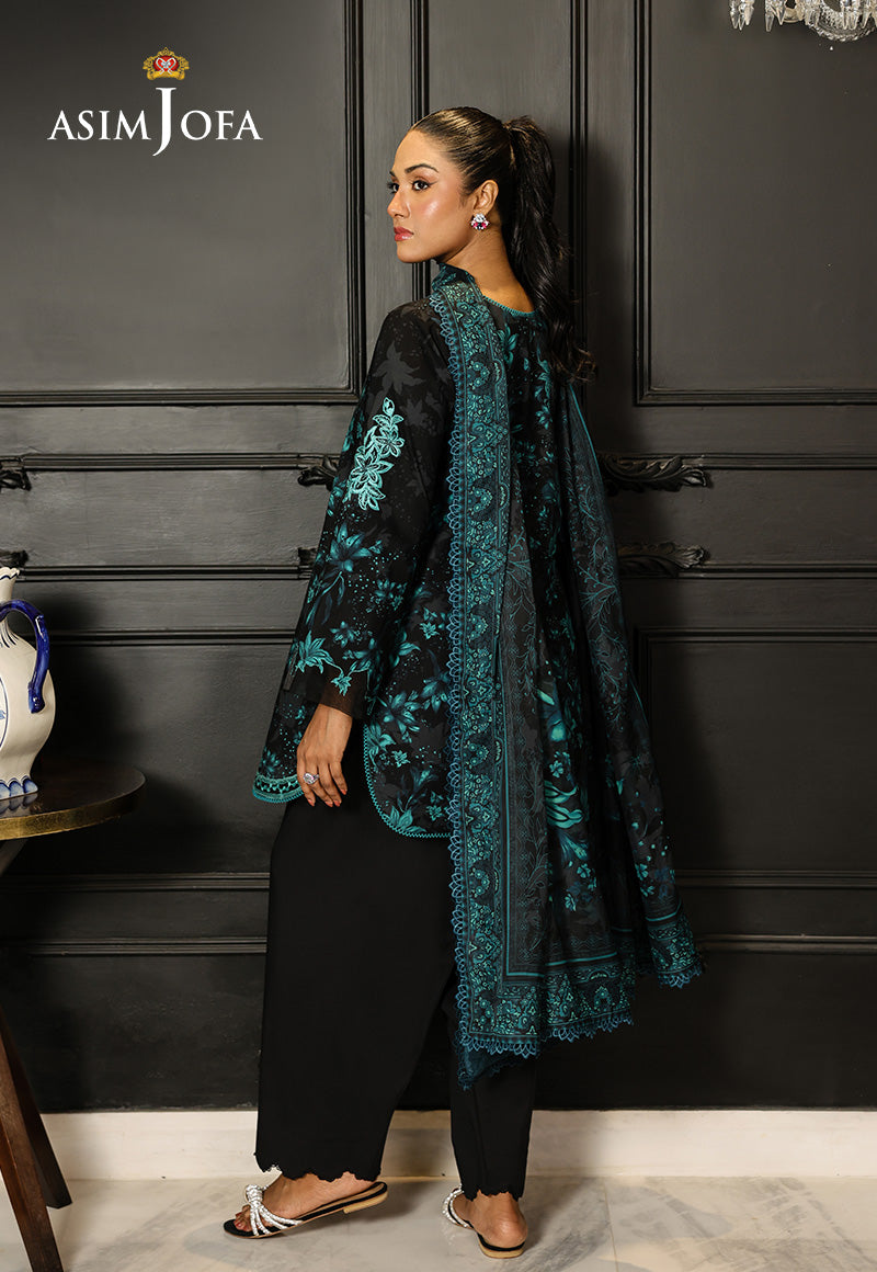 AJMCH-05 EMBROIDERED LAWN UNSTITCHED 3 PCS