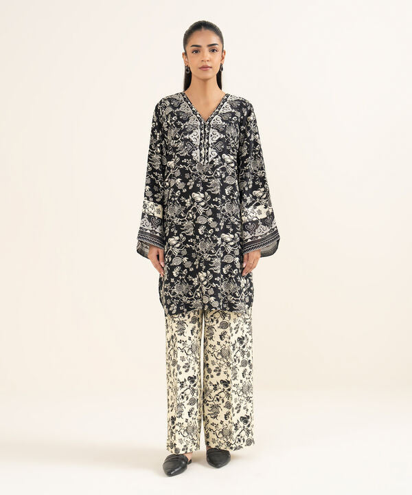 Embroidered Arabic Khaddar Shirt