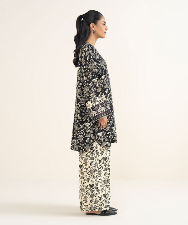 Embroidered Arabic Khaddar Shirt