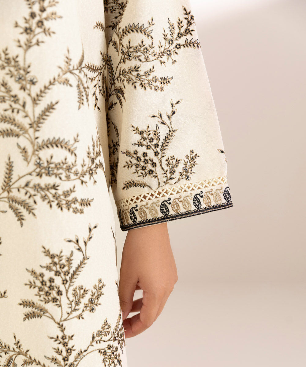 Embroidered Karandi Shirt