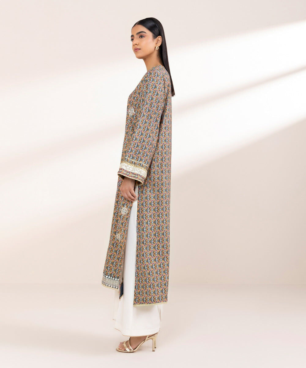 Embroidered Cotton Viscose Shirt