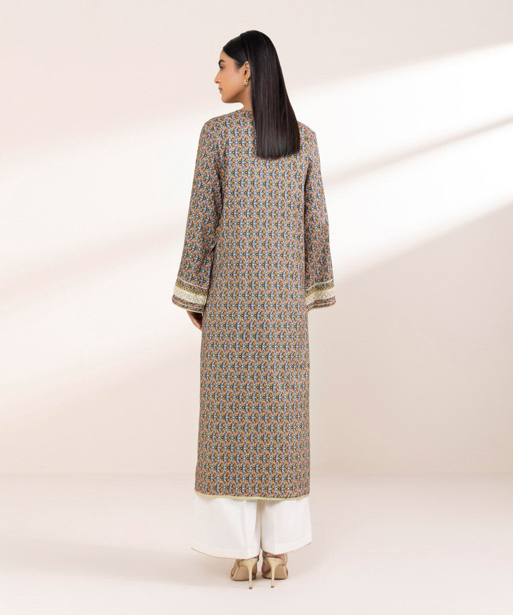 Embroidered Cotton Viscose Shirt