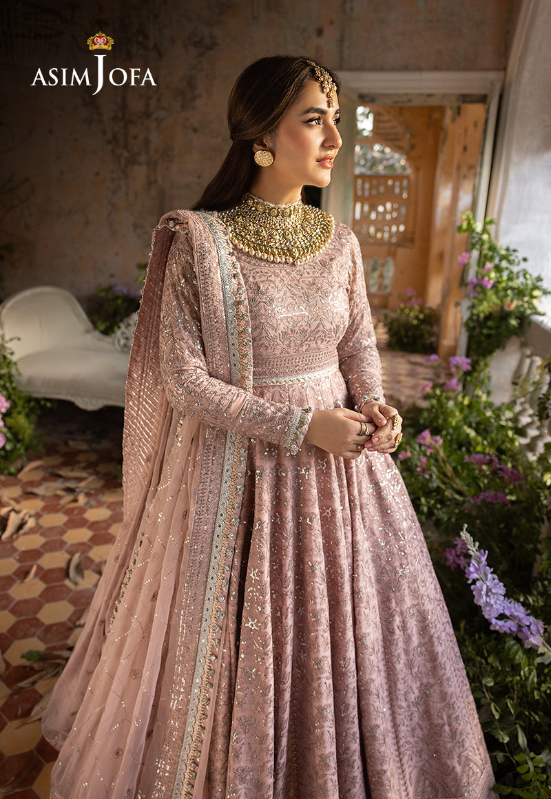 Ajso-170 Unstitched 3 Pcs Shirt Dupatta Trouser