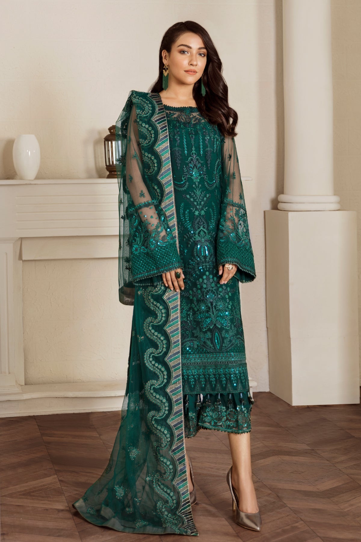 Embroidered Net Uf-33