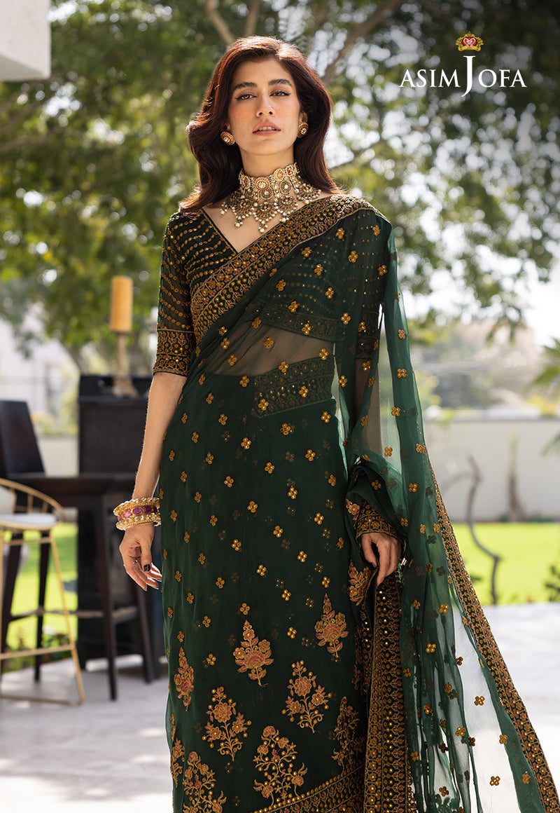 AJMJB-24 EMBROIDERED NET STITCHED 3 PCS