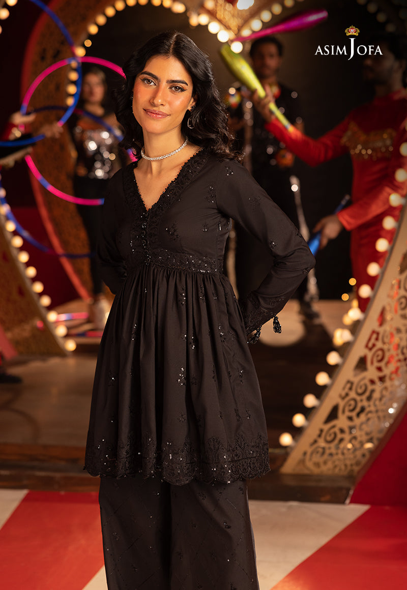 AJLLF-16 Embroidered Silk 2 Pcs