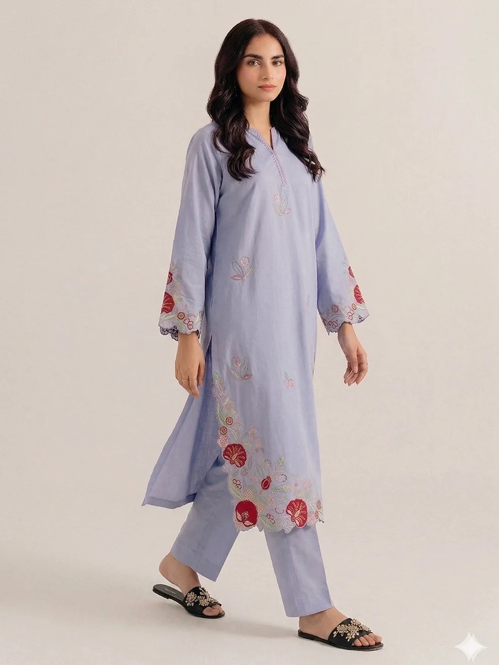 Levan | 2Pc Embroidered Cotton Set
