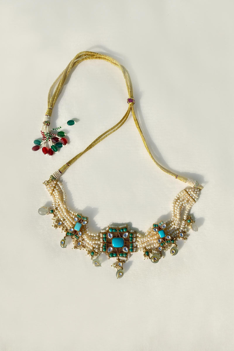 Aasmani Necklace