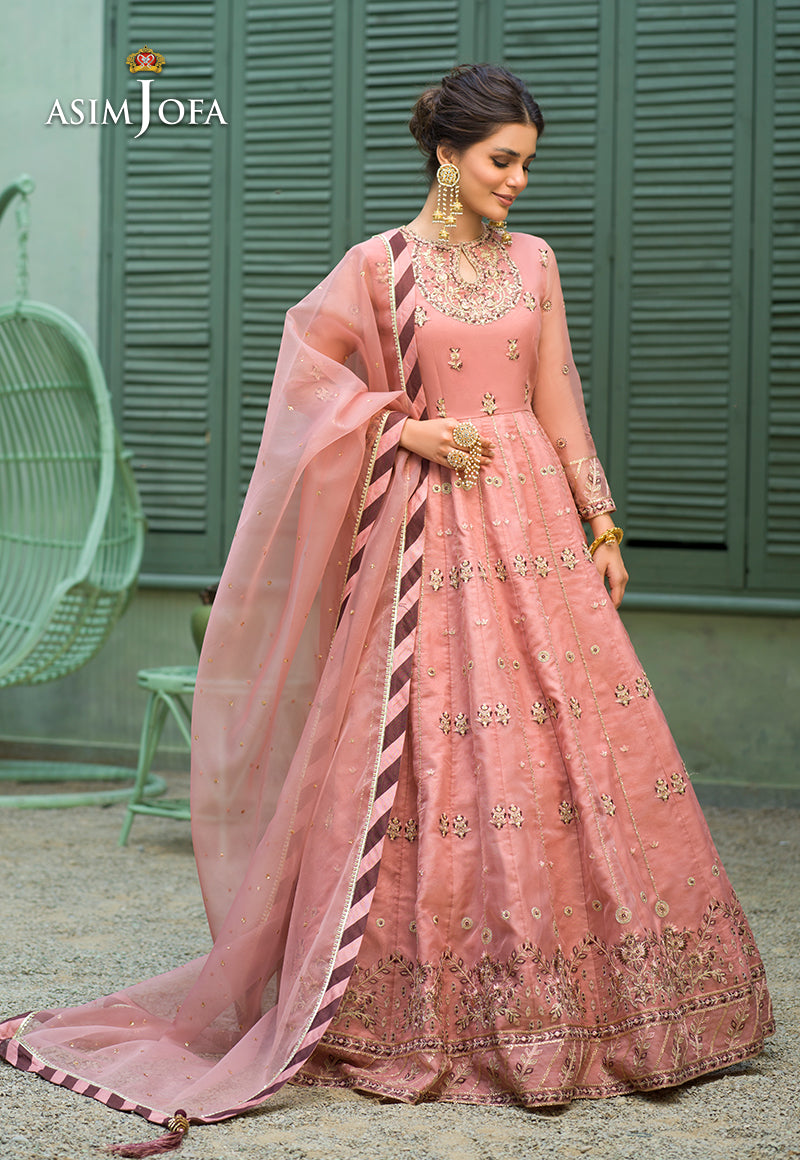 AJFC-40 EMBROIDERED ORGANZA 3 PCS