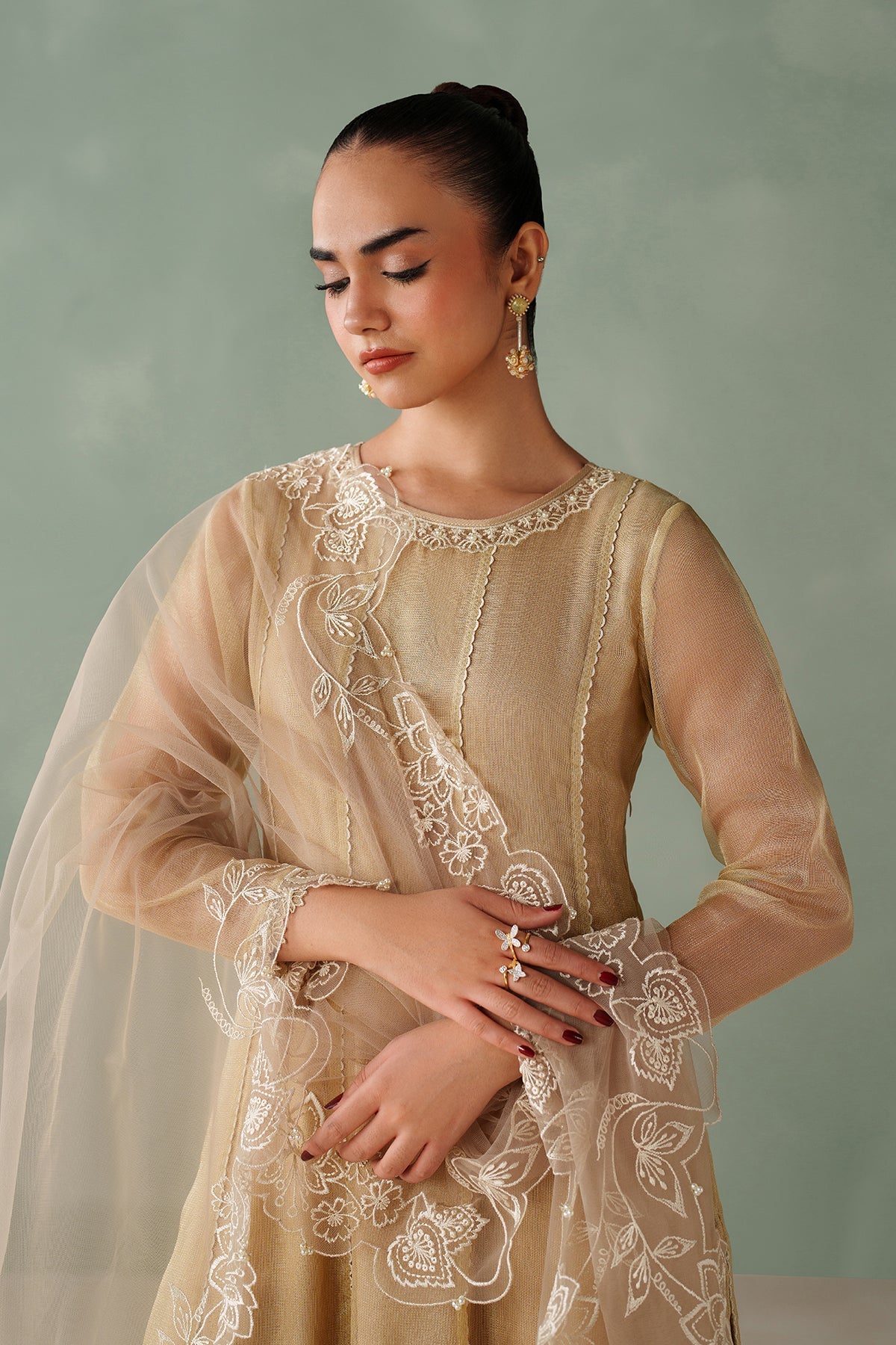 EMBROIDERED MASOORI PR-1187