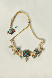Aasmani Necklace