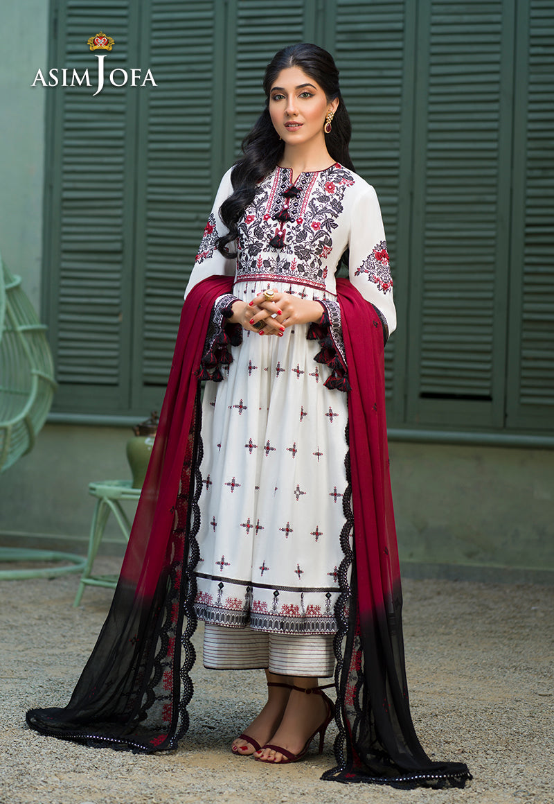 AJFC-41 EMBROIDERED COTTON 3 PCS