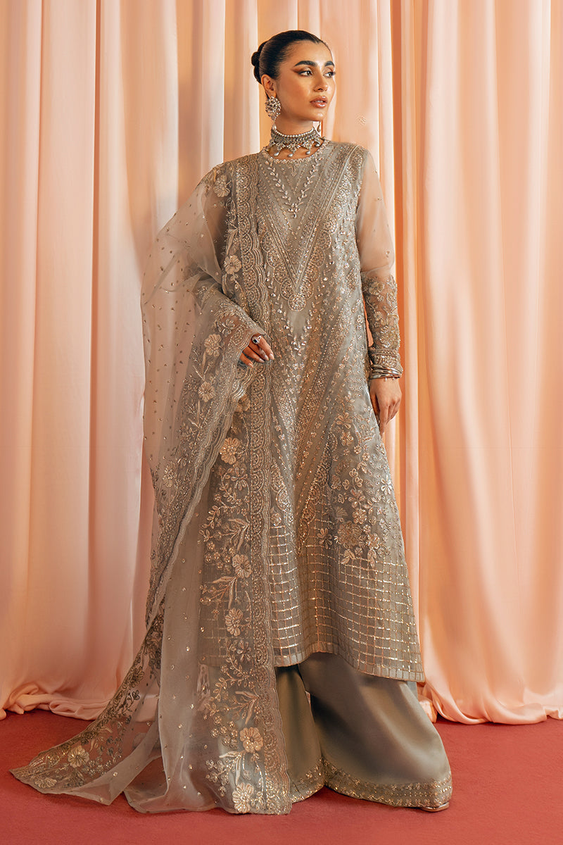 AMBER RUSH-3PC ORGANZA EMBROIDERED PRET