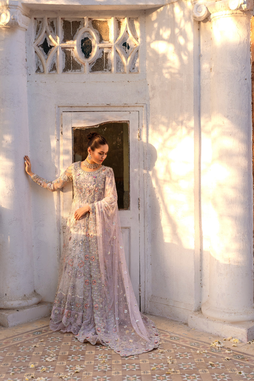 Embroidered Trousers (as shown)