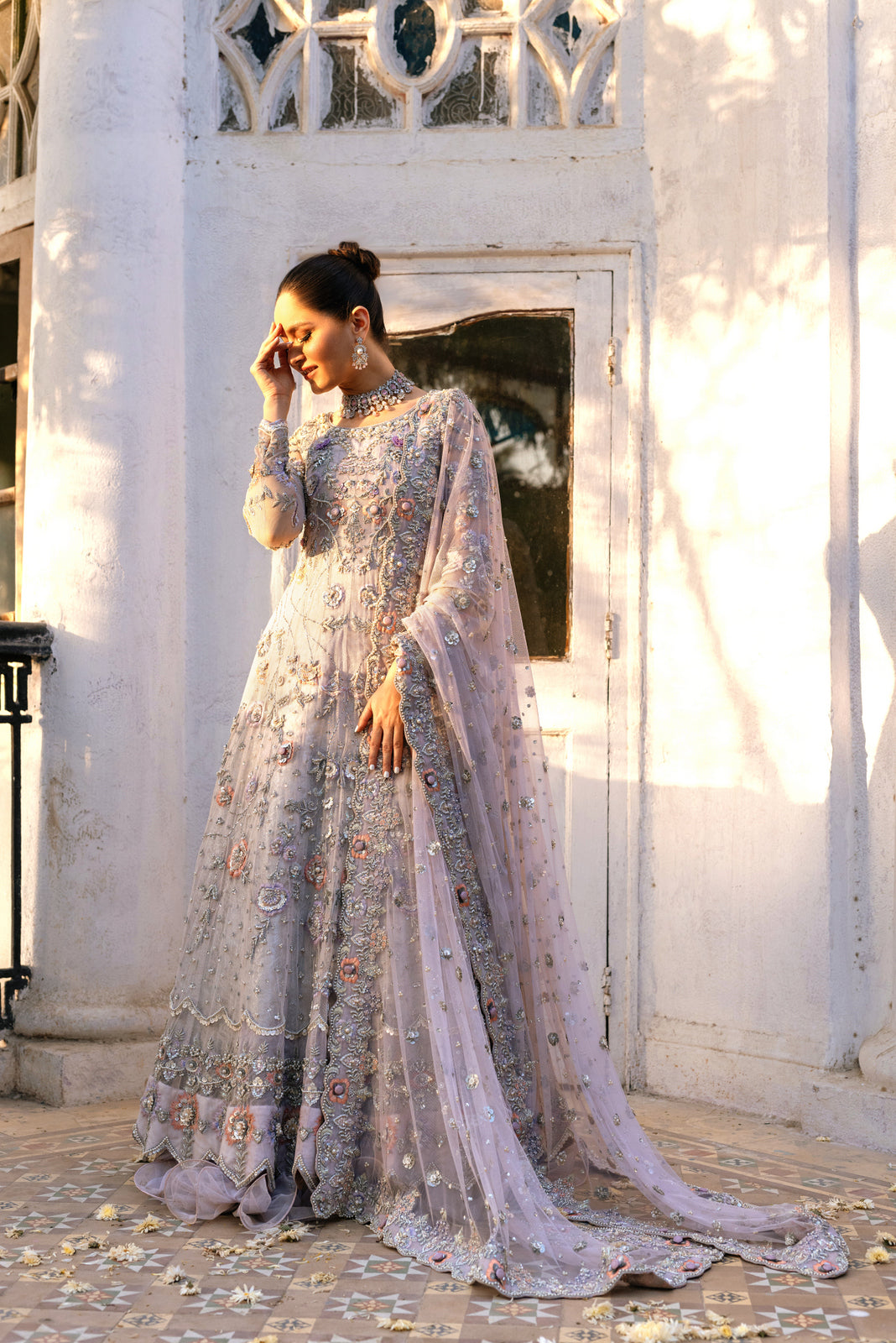 Embroidered Trousers (as shown)