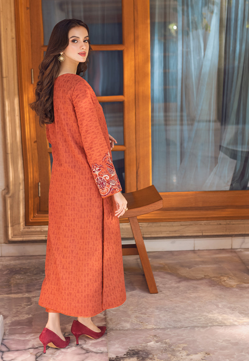 AJP-07 EMBROIDERED SELF-JACQUARD 2 PCS