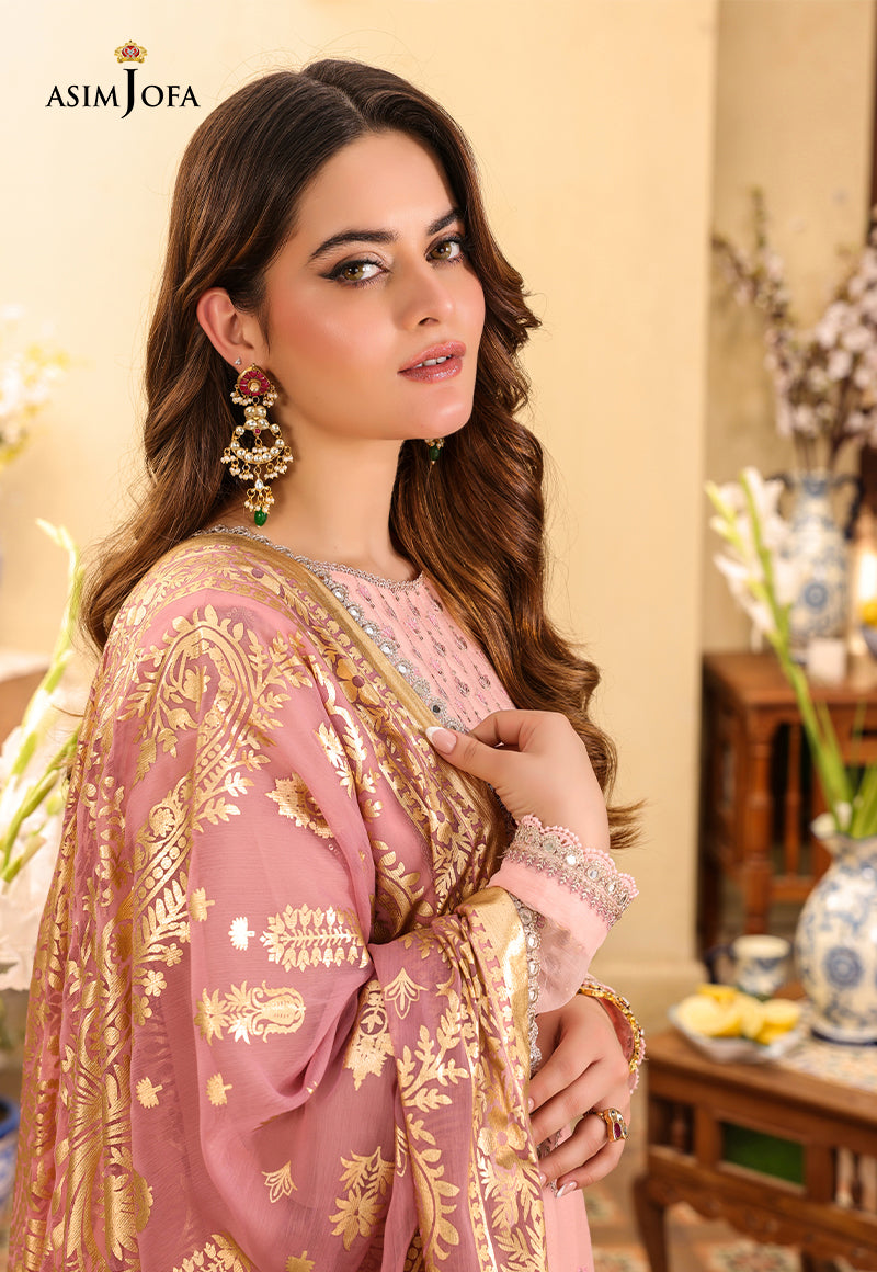 AJZBD-03 EMBROIDERED CHIFFON Stitched 1 PC