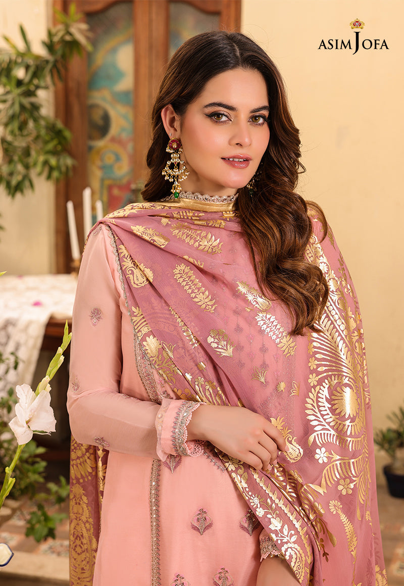 AJZBD-03 EMBROIDERED CHIFFON Stitched 1 PC