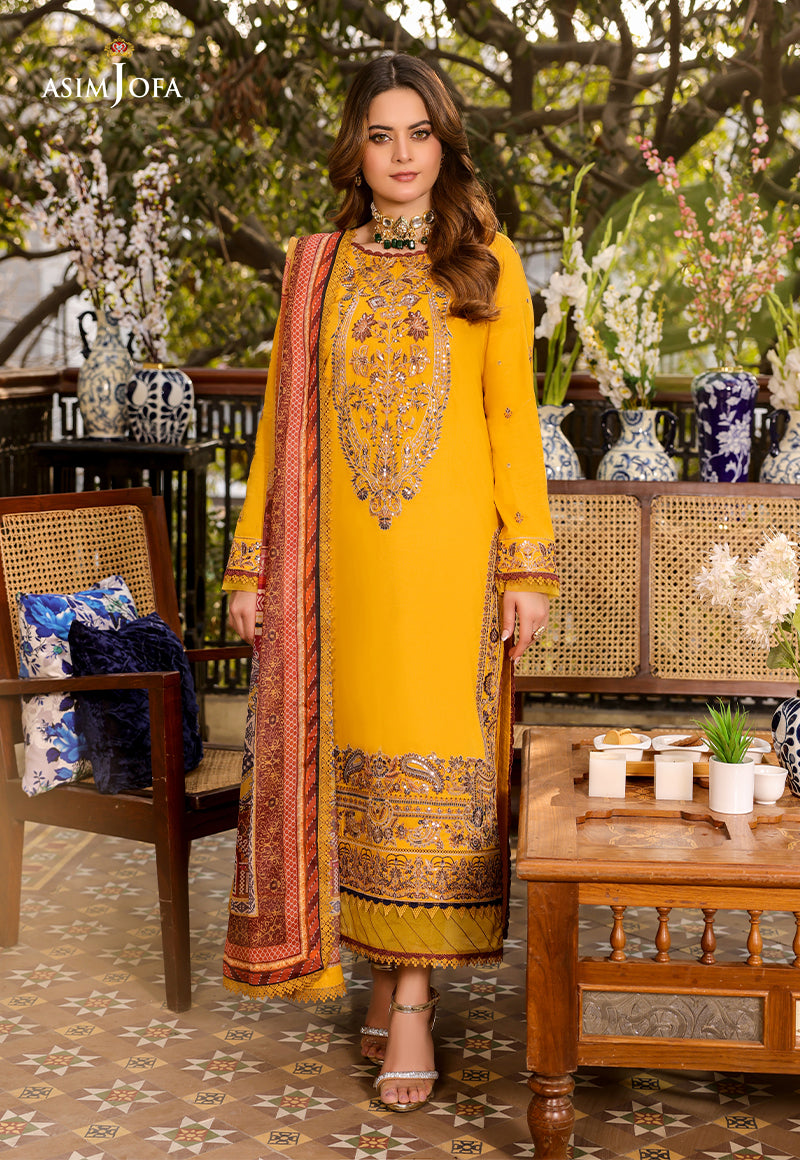AJZB-01 EMBROIDERED CAMBRIC 3 PCS