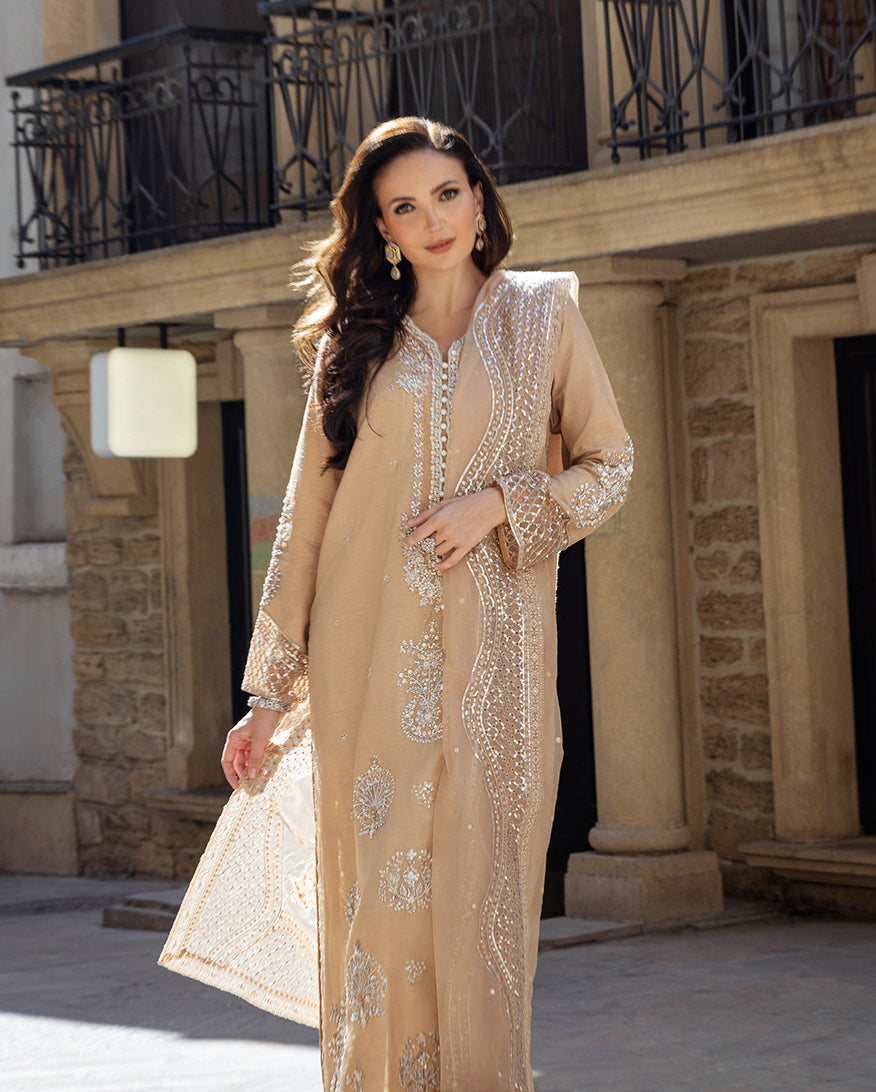 2 Piece - Printed Cotton Suit