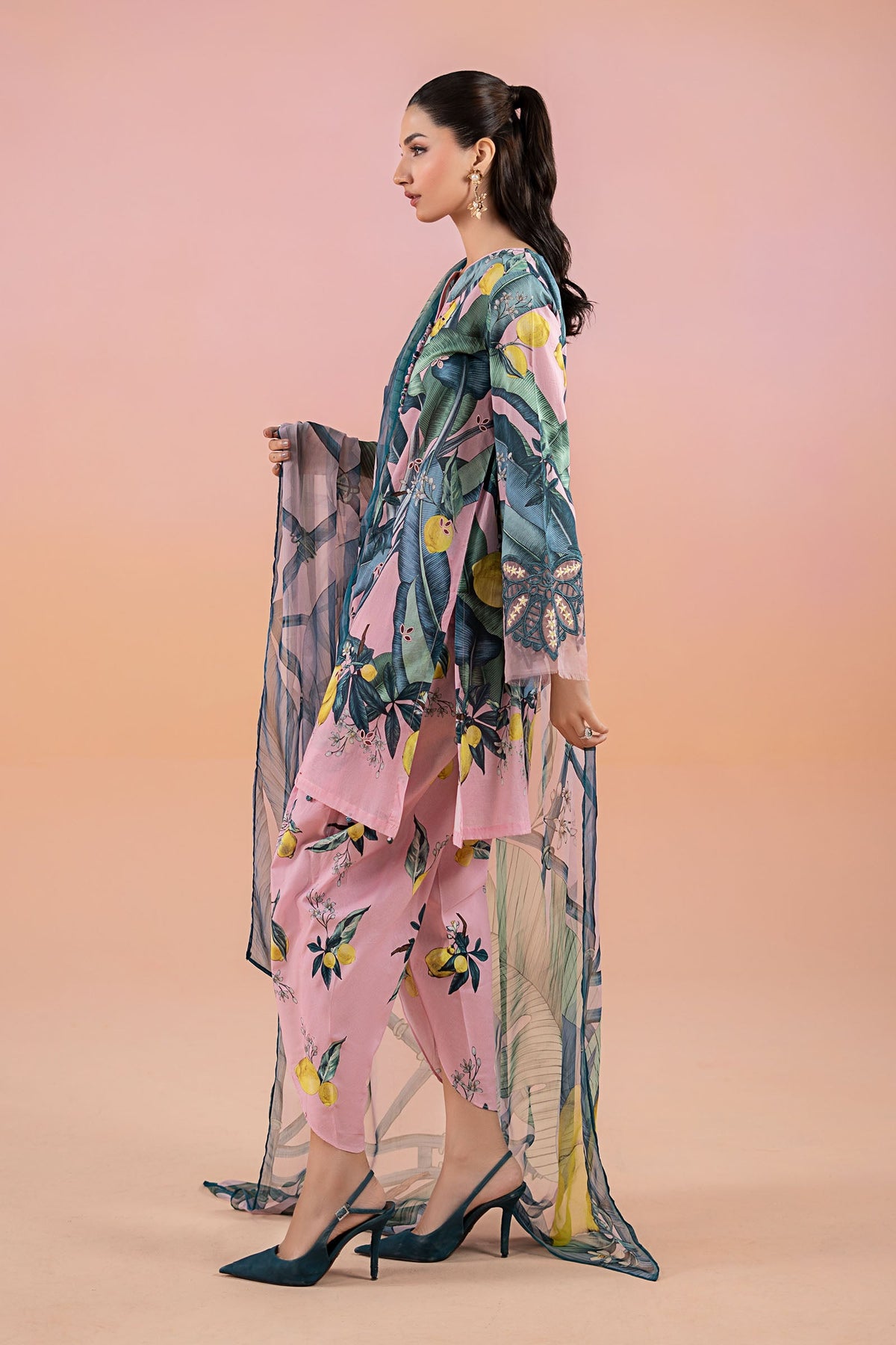 3 Piece Printed Lawn Suit | MPS-2503-B