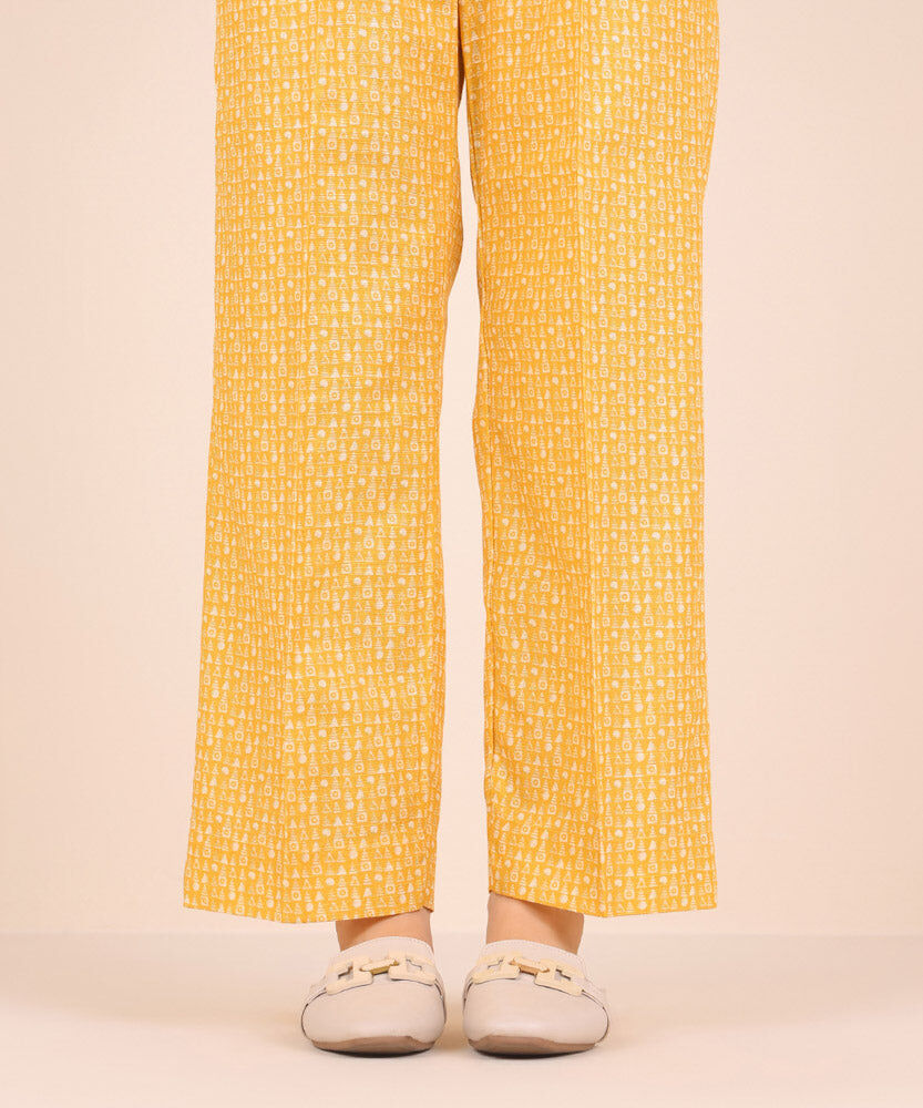 Printed Light Khaddar Pants