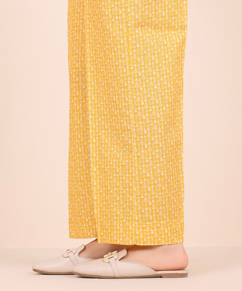 Printed Light Khaddar Pants