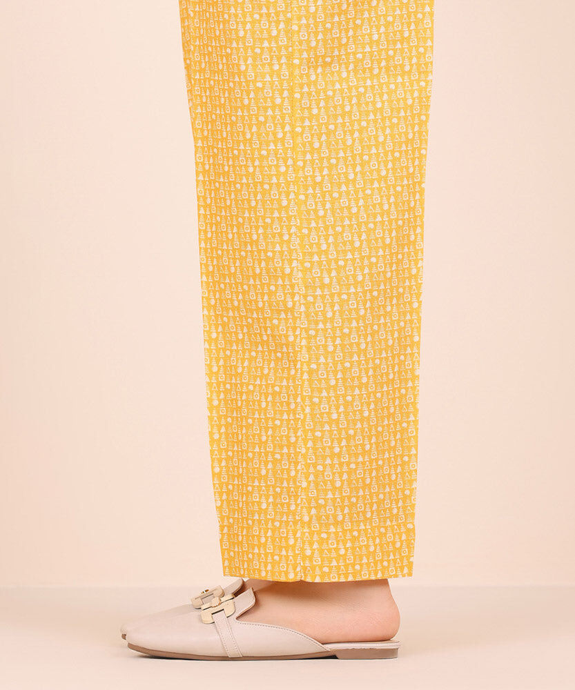 Printed Light Khaddar Pants