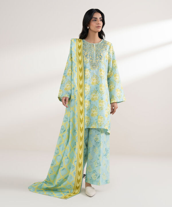 Printed Light Khaddar Dupatta