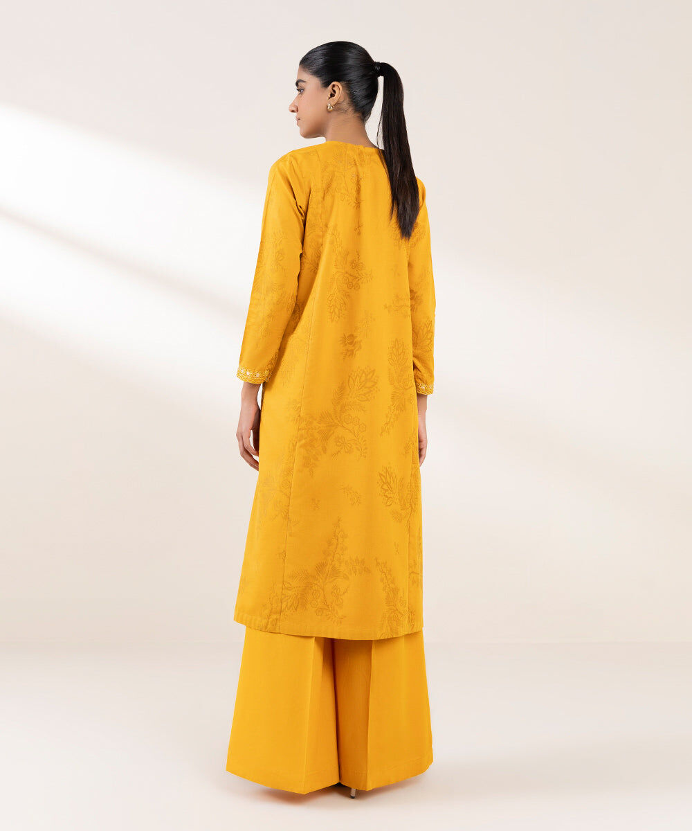 Embroidered Cotton Jacquard Shirt