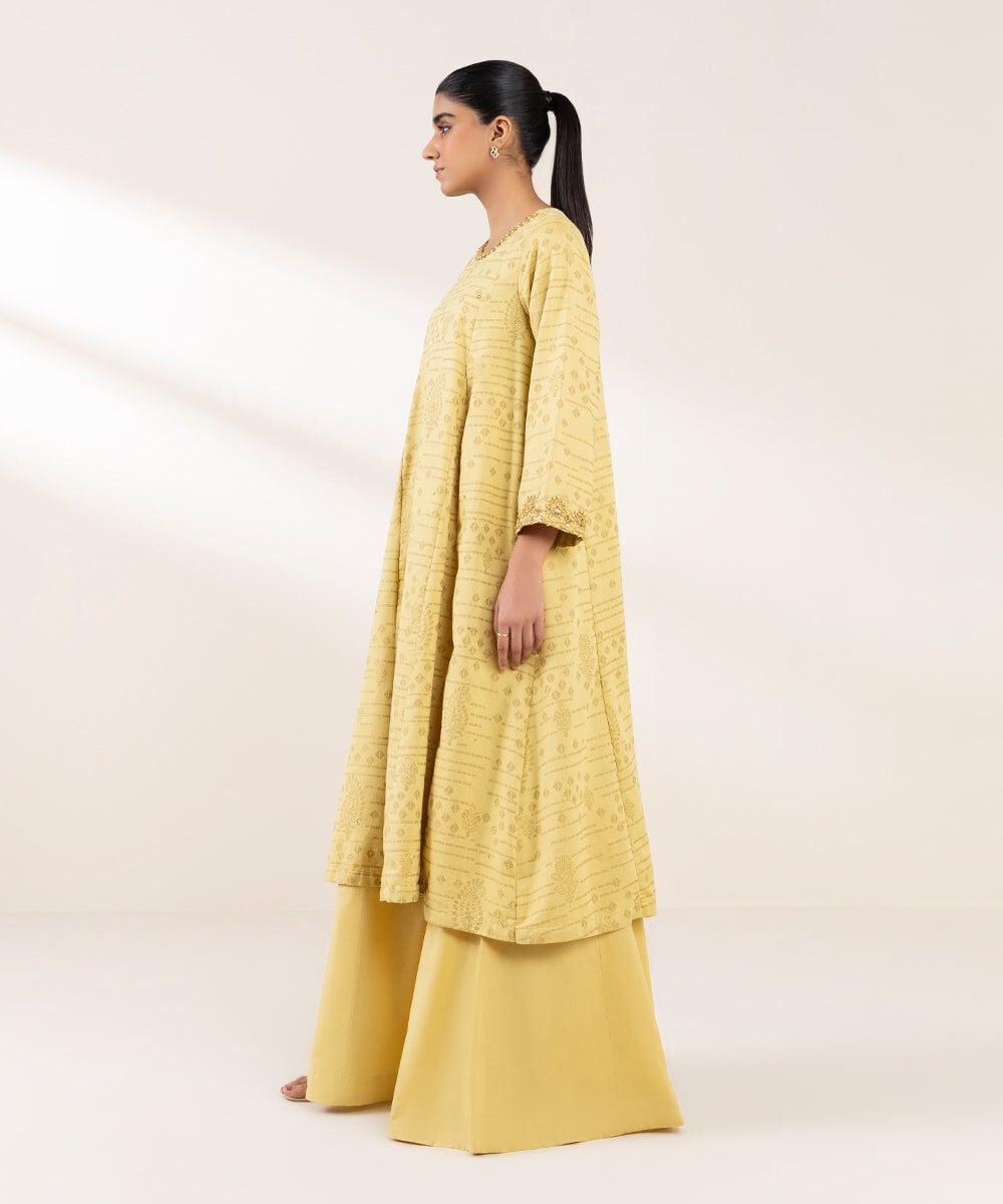 Embroidered Cotton Jacquard Shirt