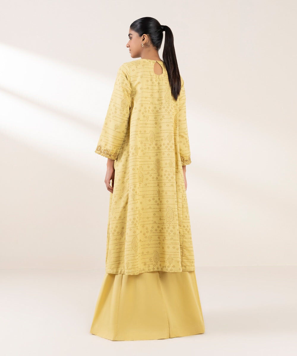 Embroidered Cotton Jacquard Shirt