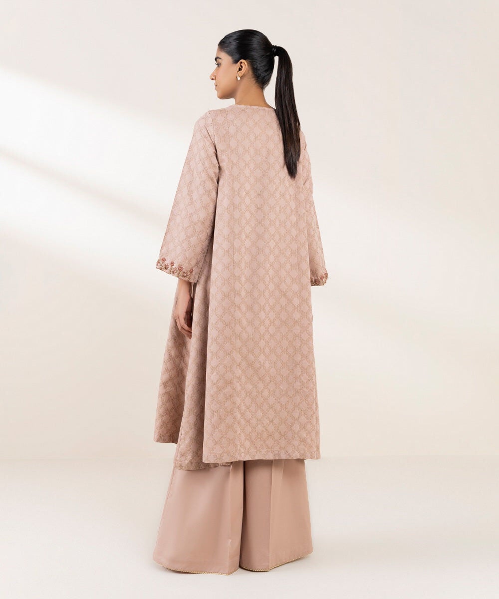 Embroidered Cotton Jacquard Shirt